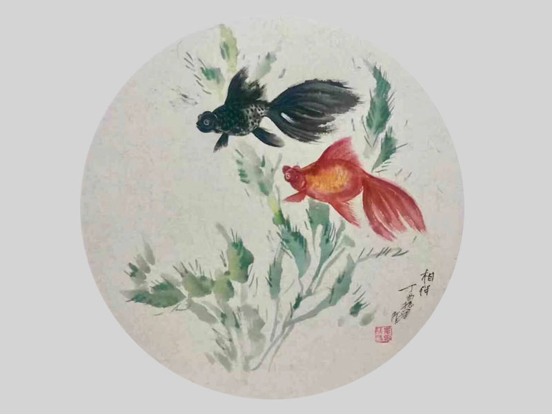 字畫出售《相伴》
