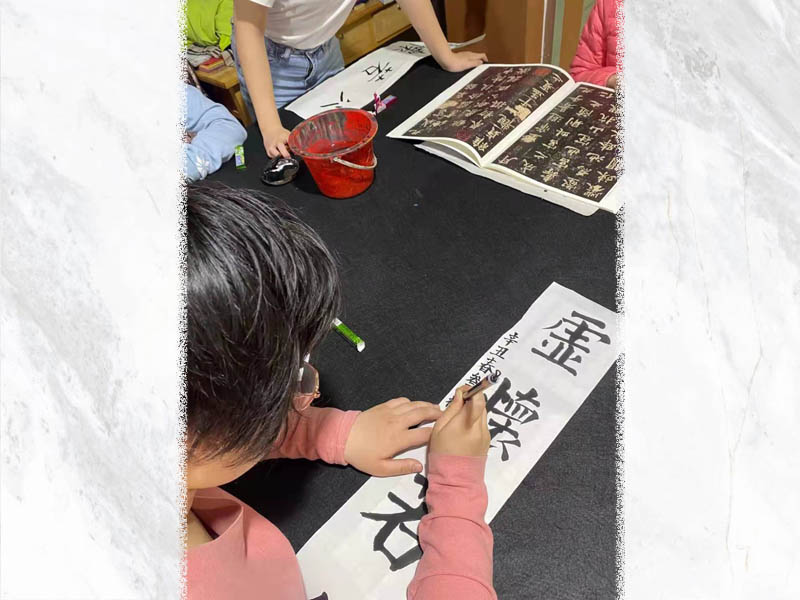 書法培訓班學生風采